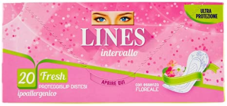 absorbent lines interval fresh x20